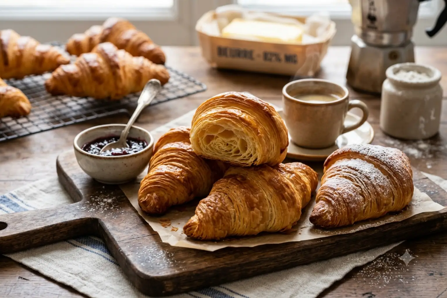 Domaći kroasani sa puterom - originalni francuski recept