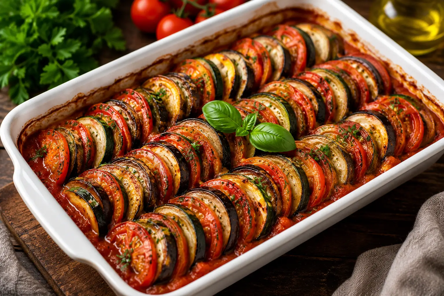 Ratatuj iz rerne (Ratatouille) - Mirisno mediteransko jelo puno povrća i ukusa